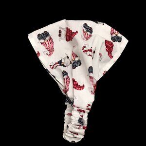 Bandana Headband Patriotic Gnome for Girls 5 - 12 Years Old, Brand New Handmade
